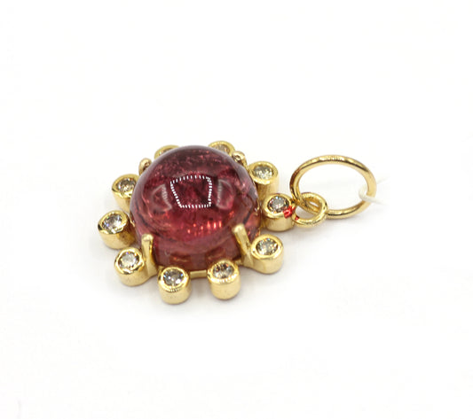 14k Solid Gold Diamond Pendants