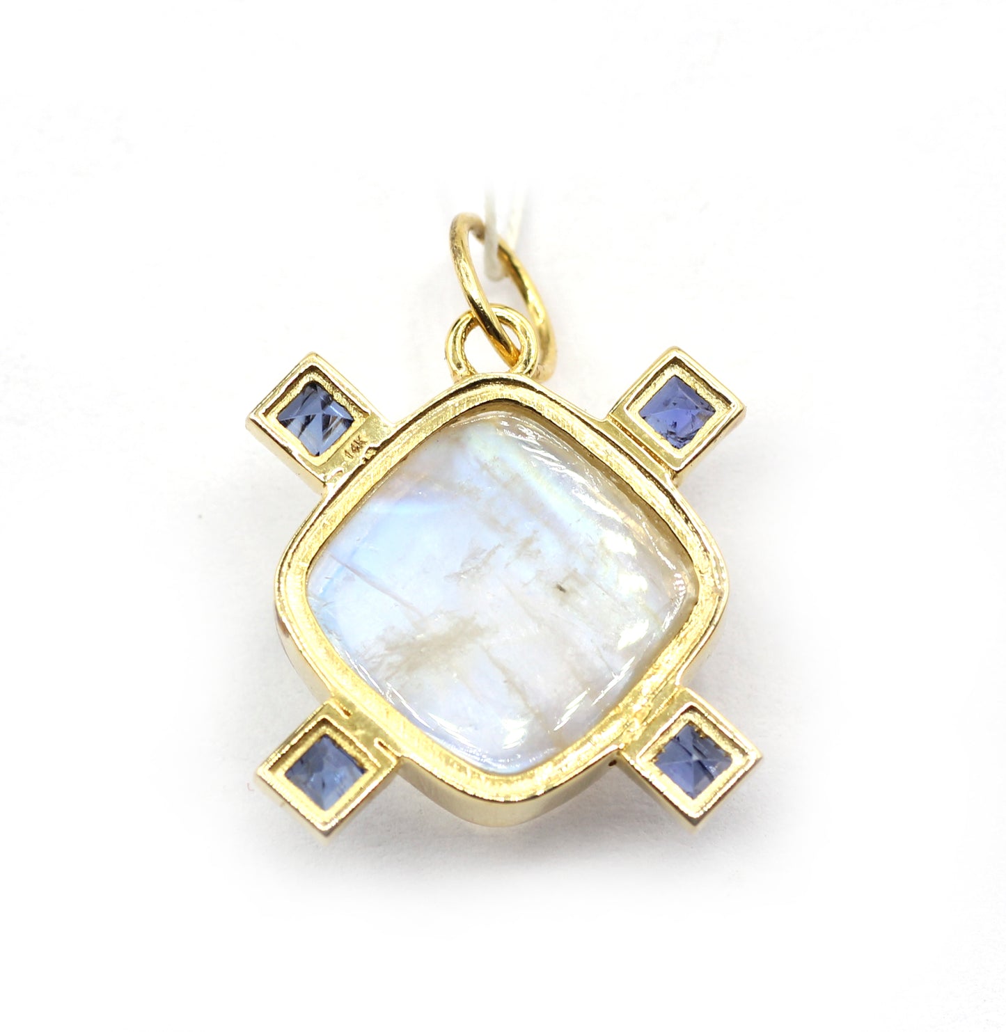 14k Solid Gold Diamond Pendants