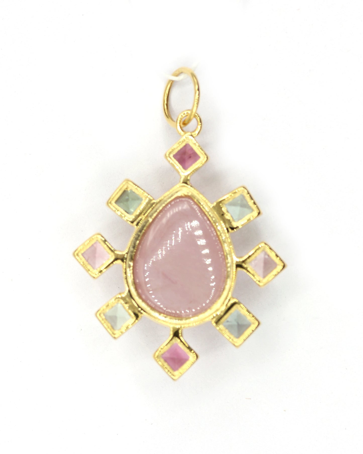 14k Solid Gold Diamond Pendants