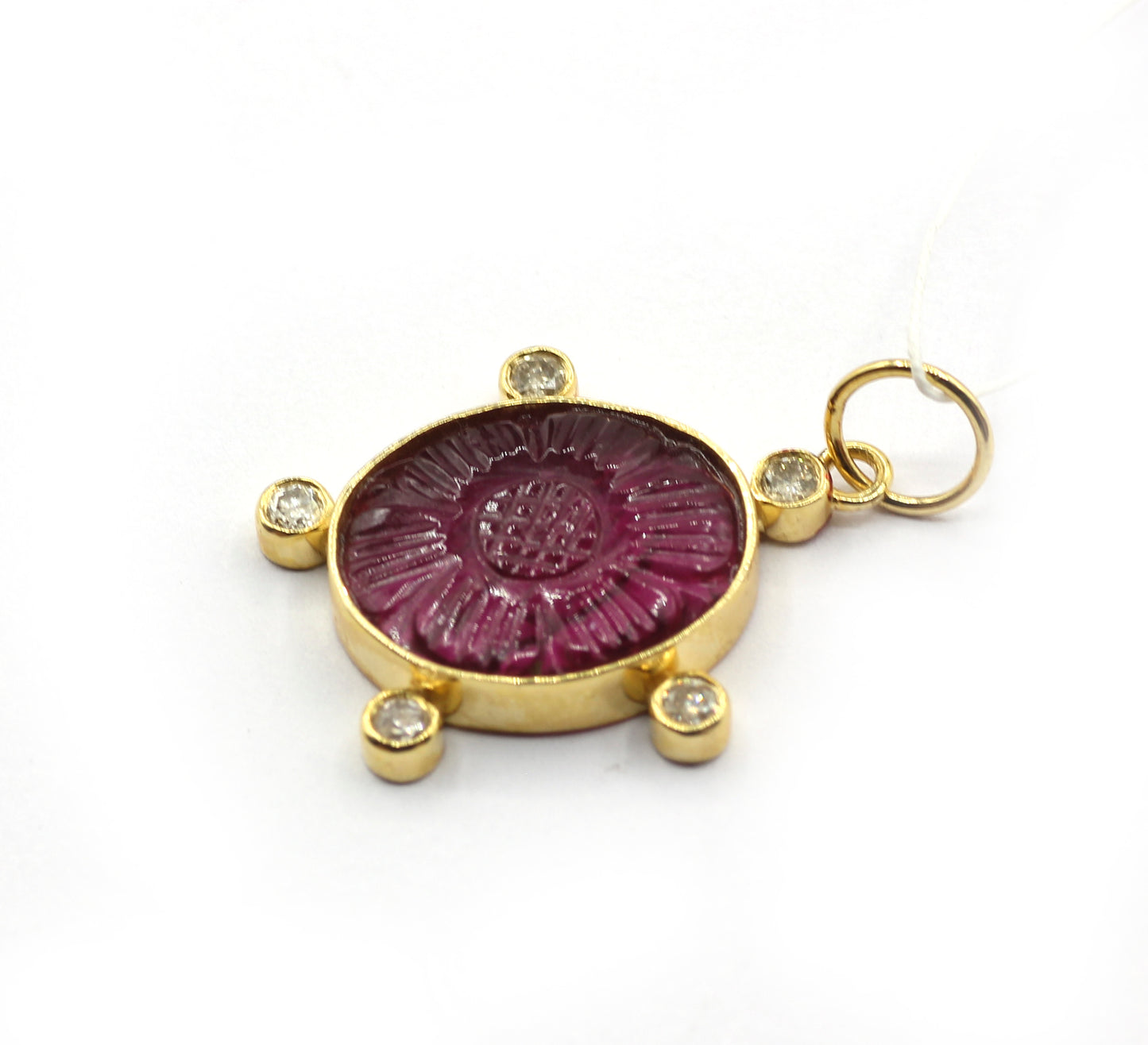 14k Solid Gold Diamond Pendants
