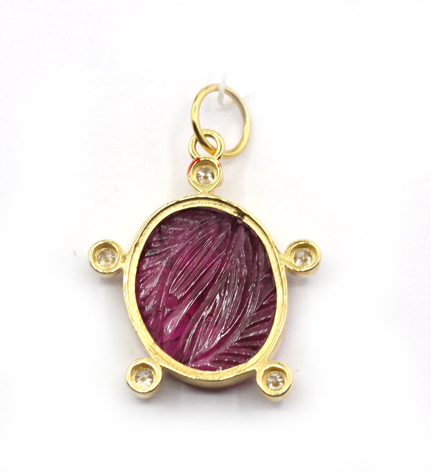 14k Solid Gold Diamond Pendants