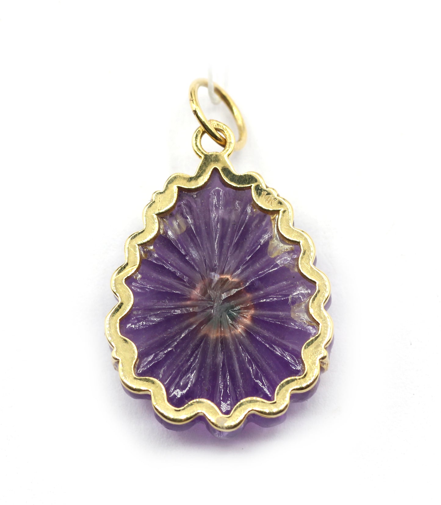 14k Solid Gold Diamond Pendants
