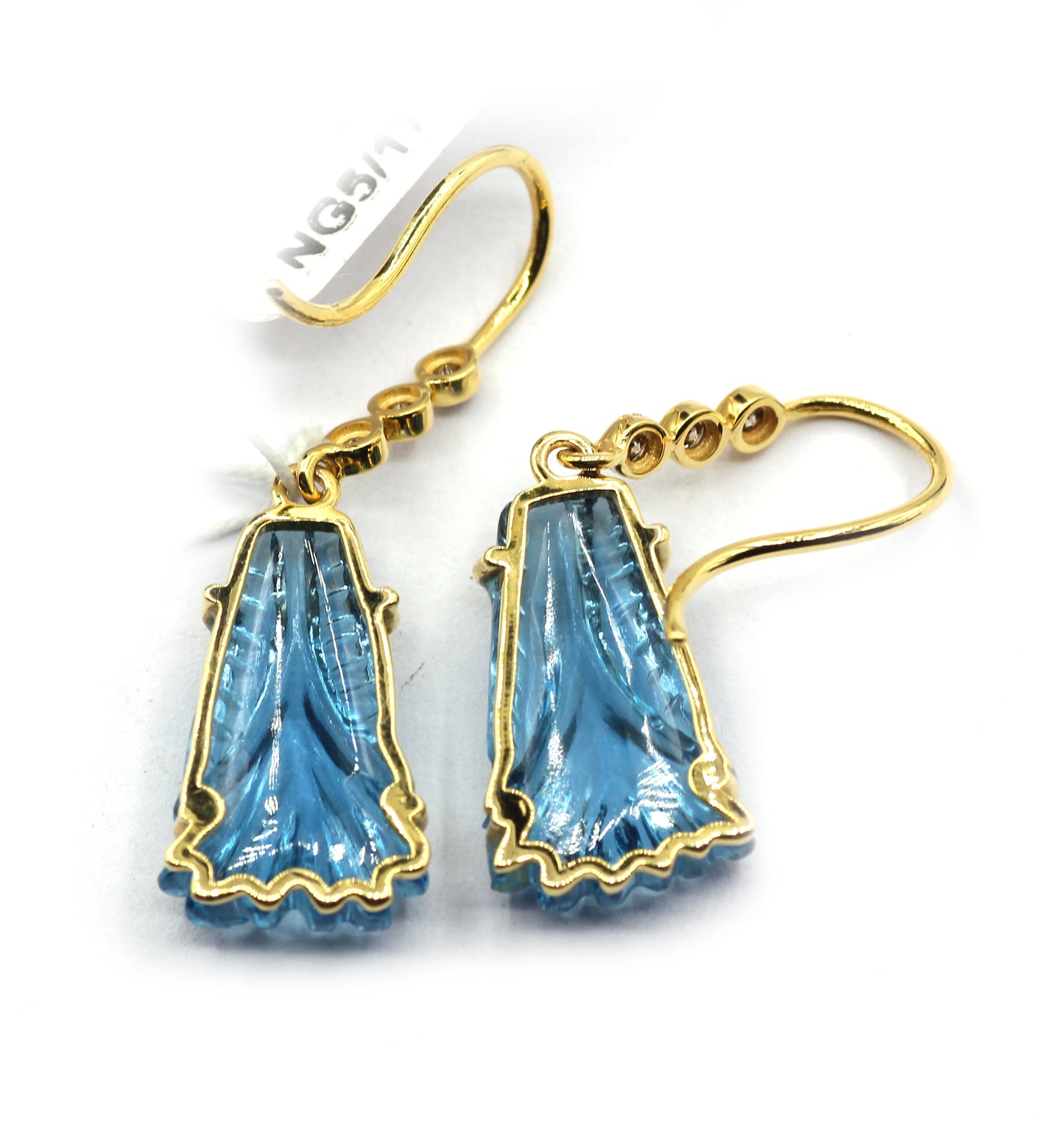 14k Gold Diamond Stud Earring