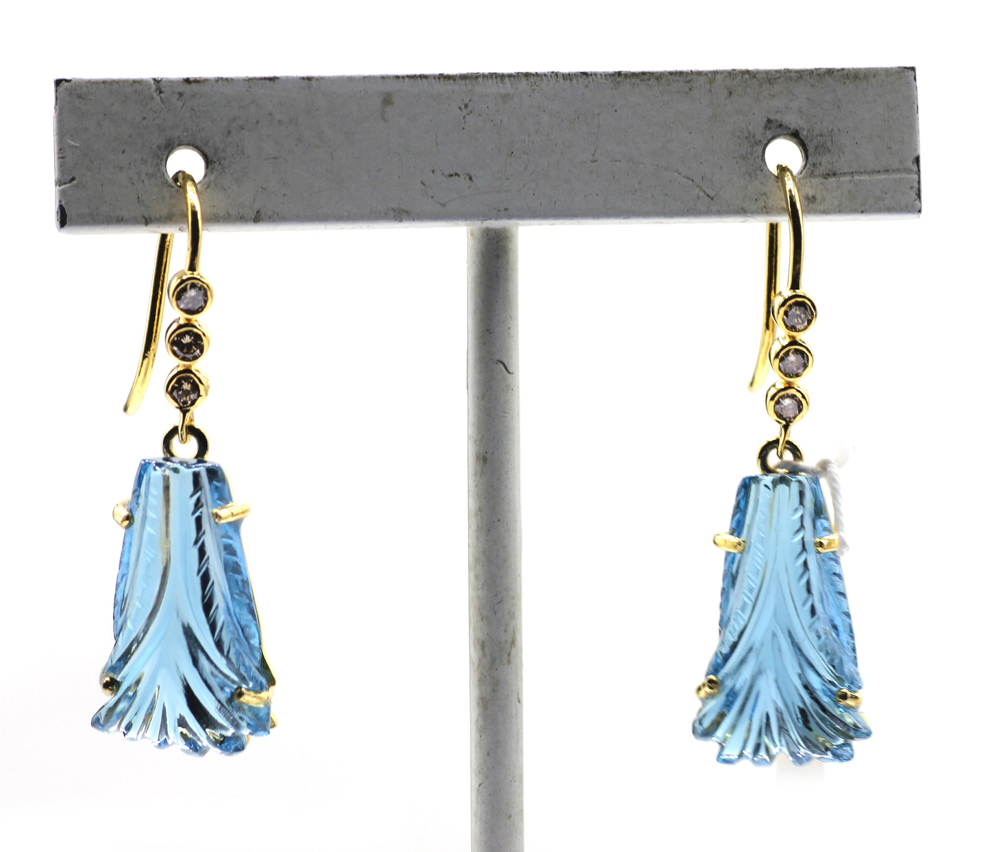14k Gold Diamond Stud Earring