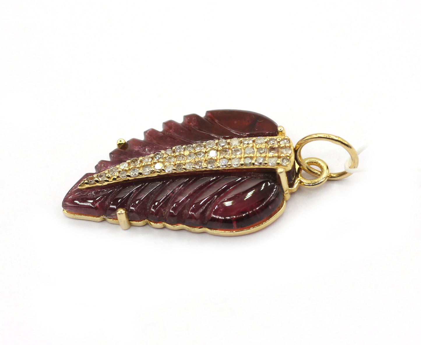 14k Solid Gold Diamond Pendants