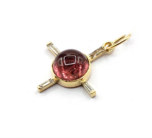 14k Solid Gold Diamond Pendants