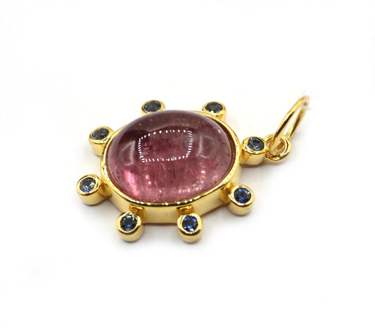 14k Solid Gold Diamond Pendants