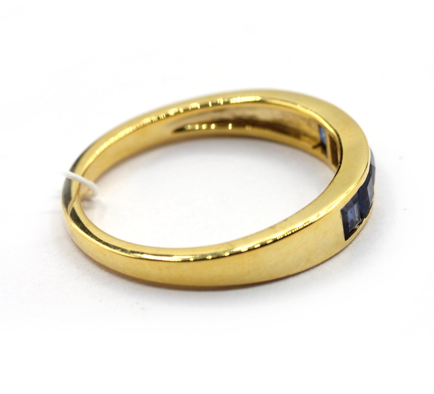 Blue Sapphire 14k Solid Gold Diamond Rings