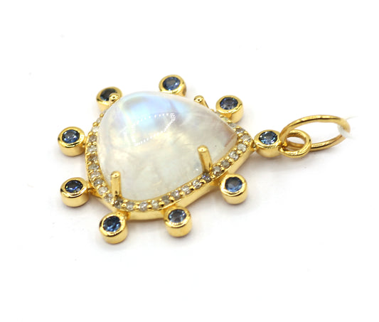 14k Solid Gold Diamond Pendants