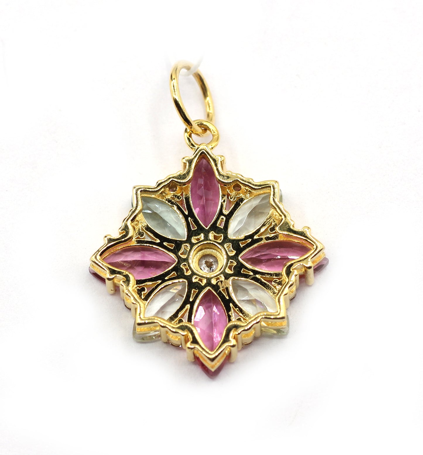 14k Solid Gold Diamond Pendants