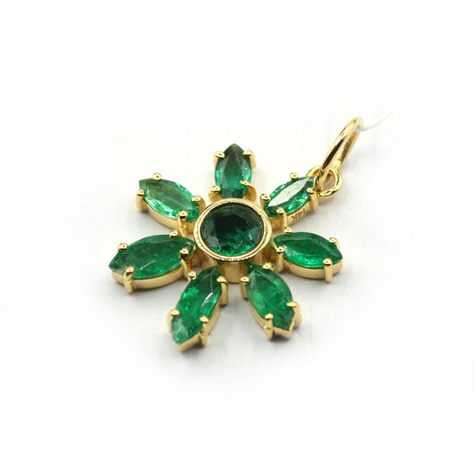 14k Solid Gold Diamond Pendants