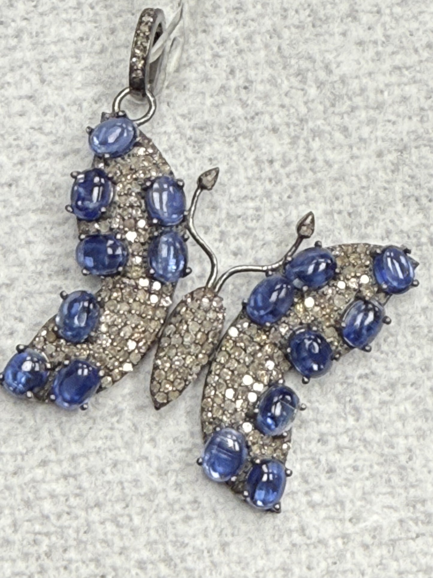 Butterfly Pave Diamond Pendant