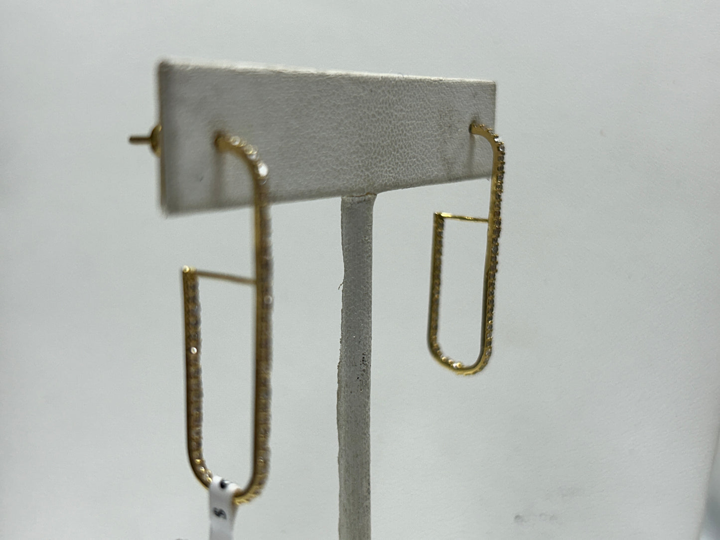 14k Solid Gold Diamond Earring