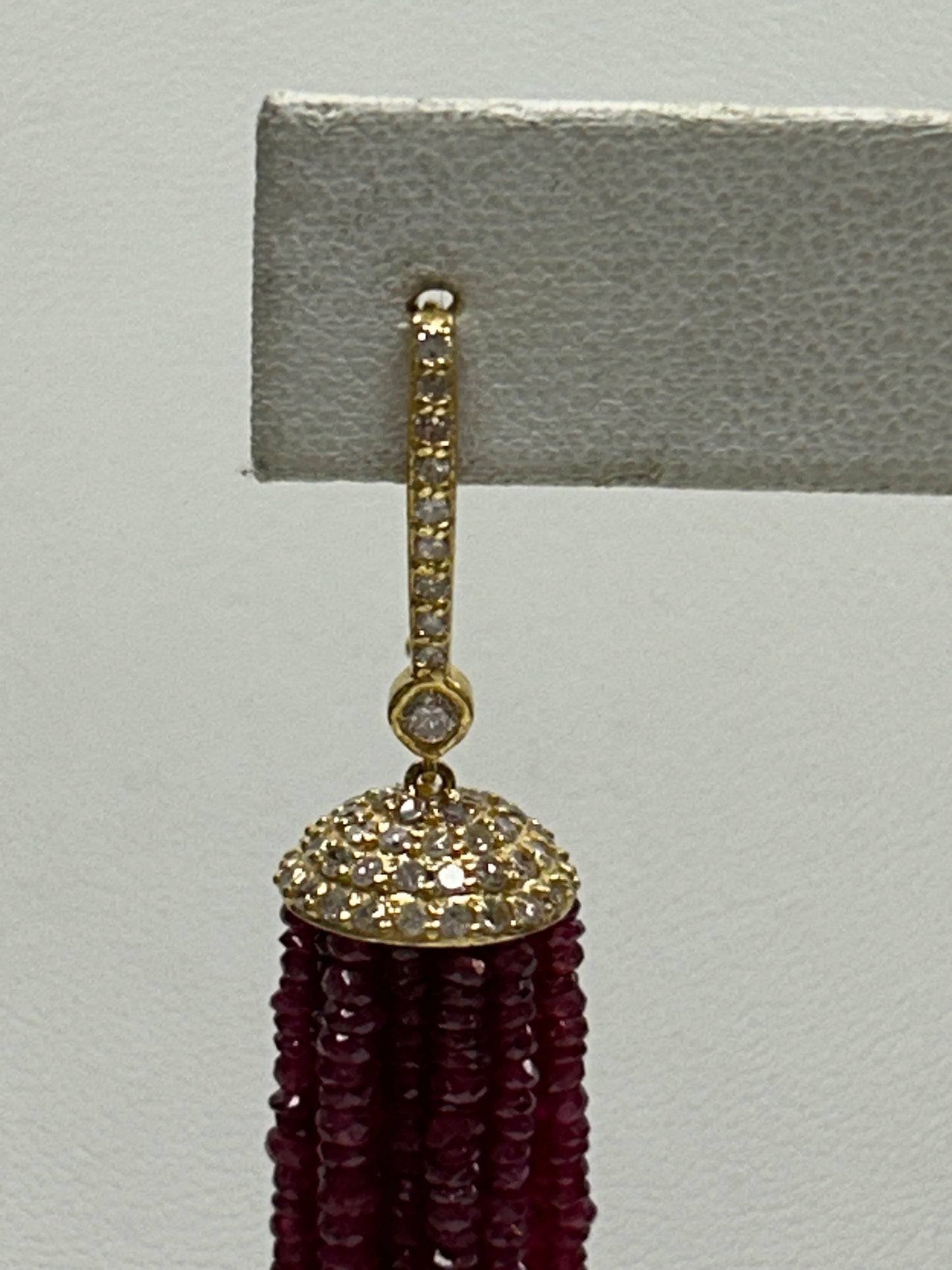 14k Solid Gold Diamond Earring