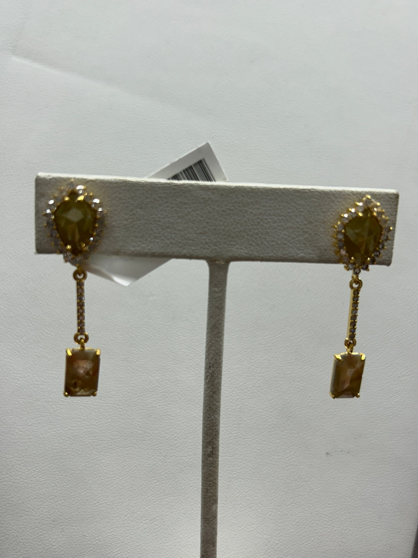14k Solid Gold Diamond Earring
