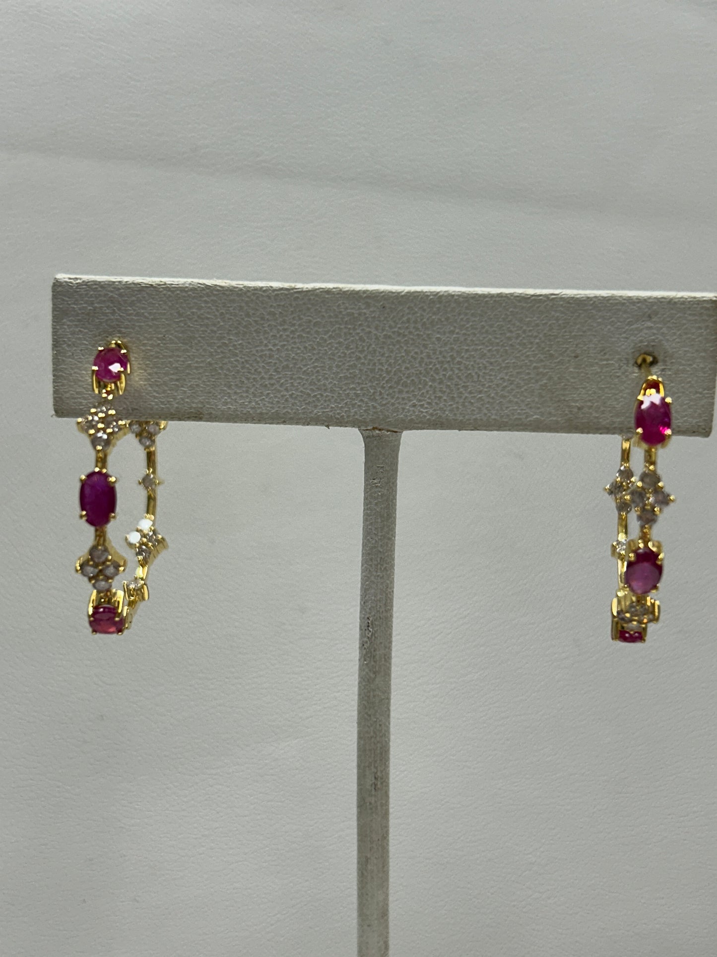 14k Solid Gold Diamond Earring