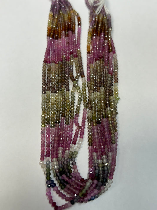 Sapphire, Multi Sapphire Round Faceted 3mm