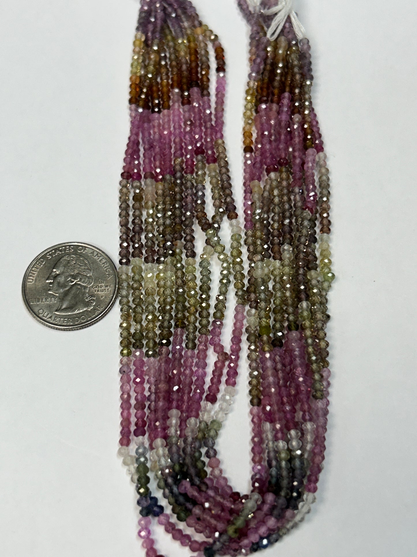 Multi Sapphire Round Faceted 3mm