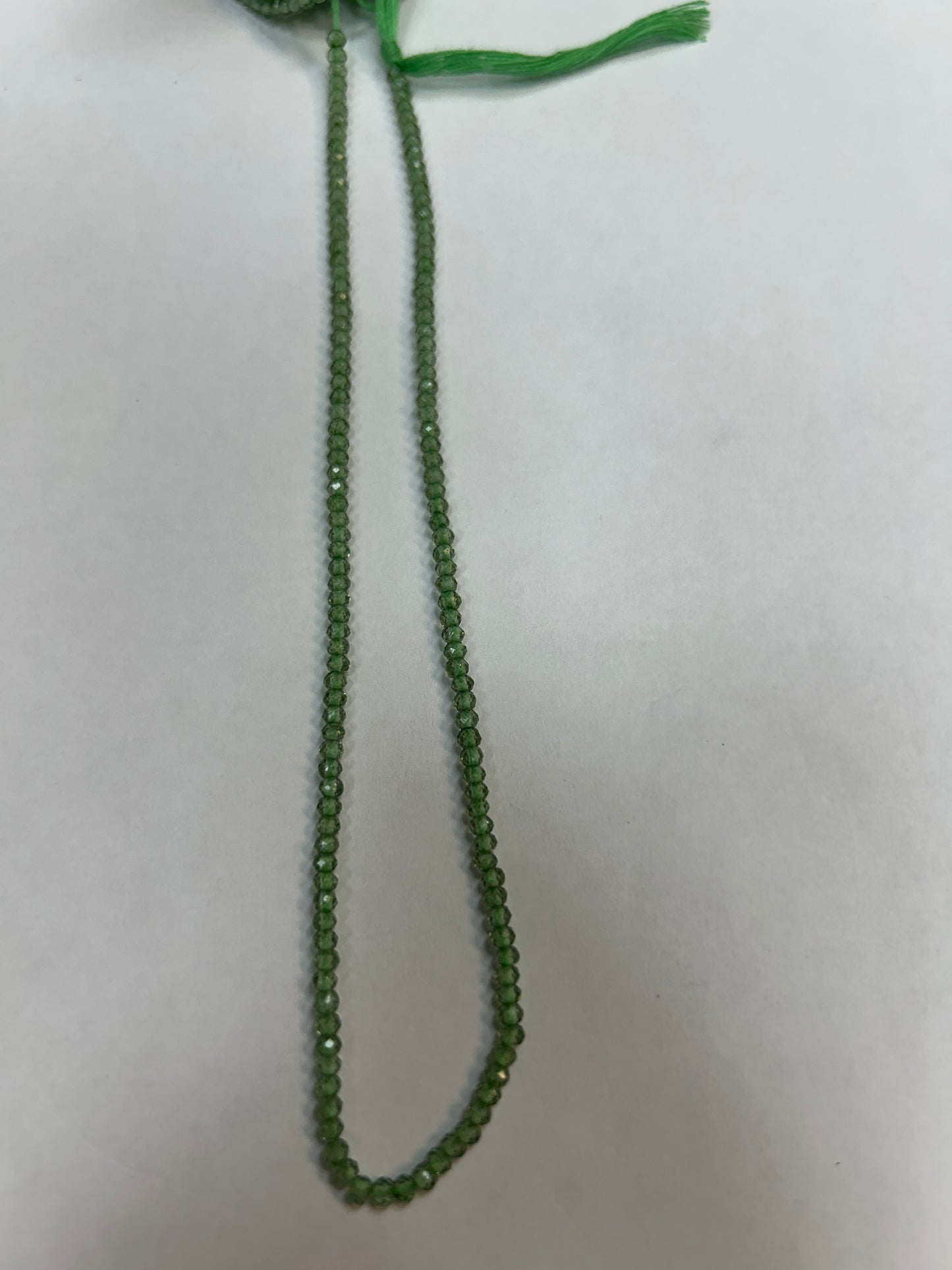 Amethyst, Green Amethyst Faceted Round 3mm