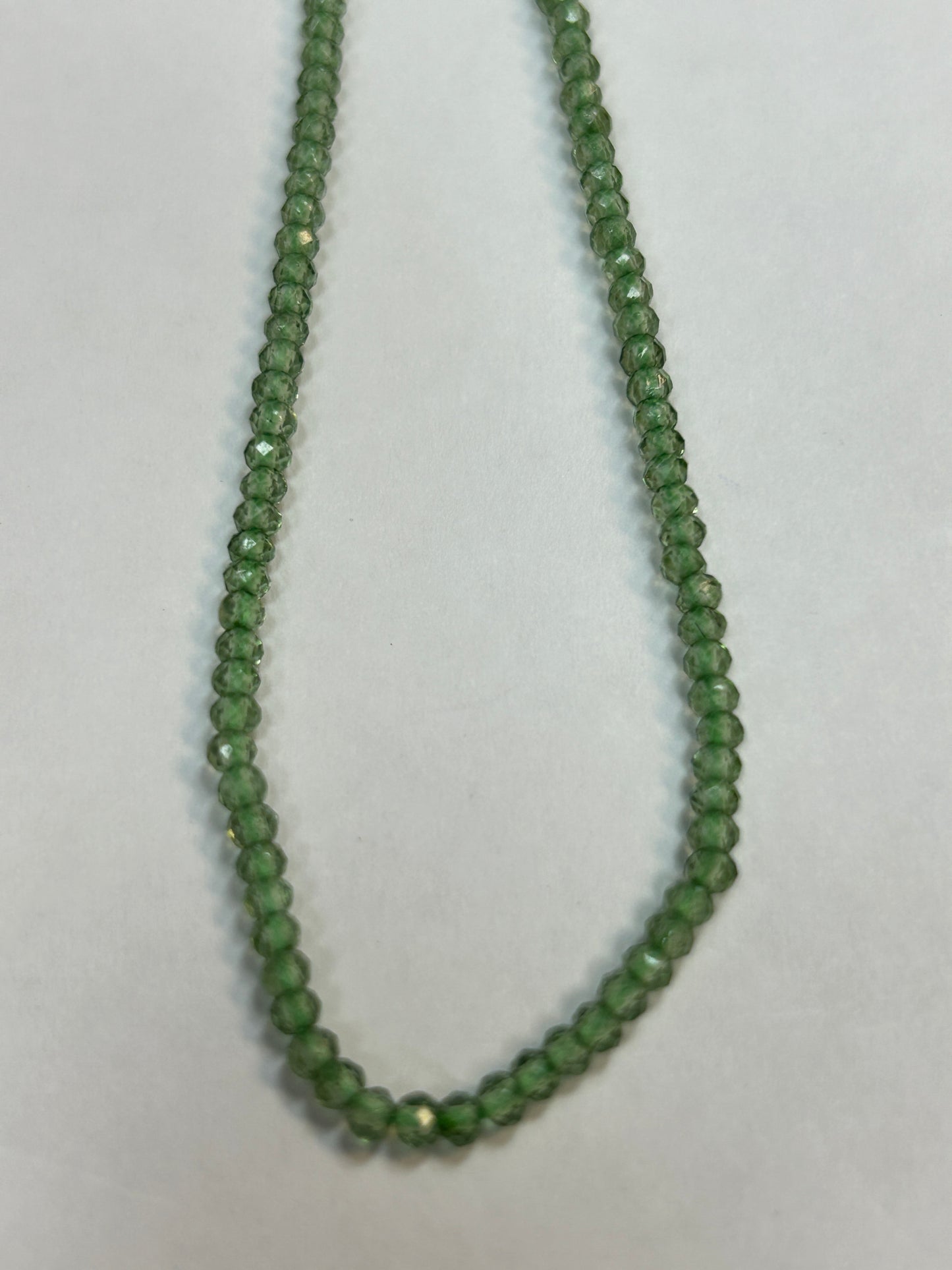 Green Amethyst Faceted Round 3mm