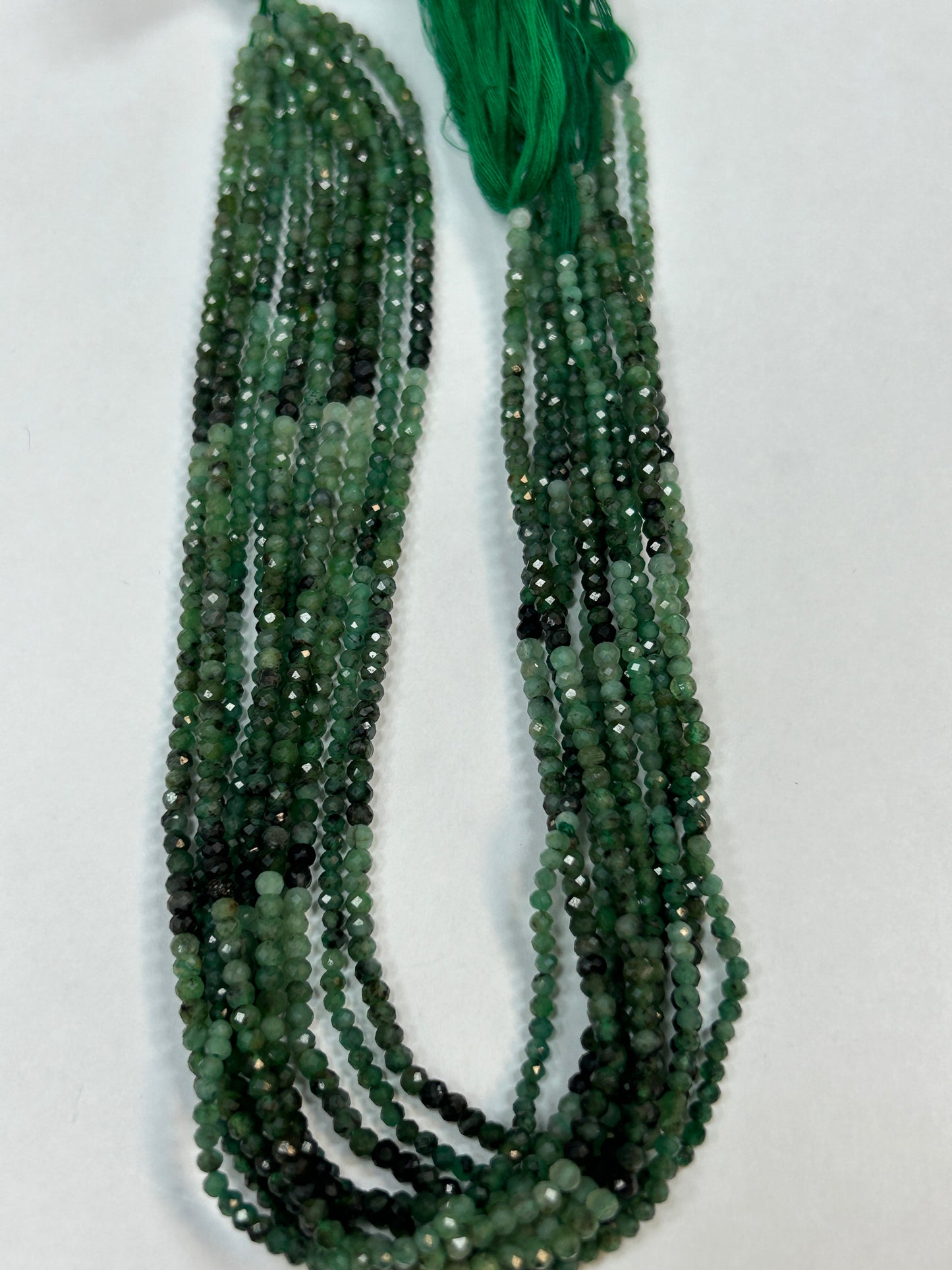 Emerald Natural Faceted Round 3mm