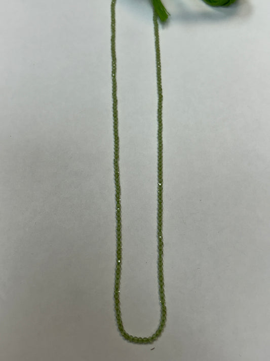 PERIDOT ROUND FACETED 2-3mm