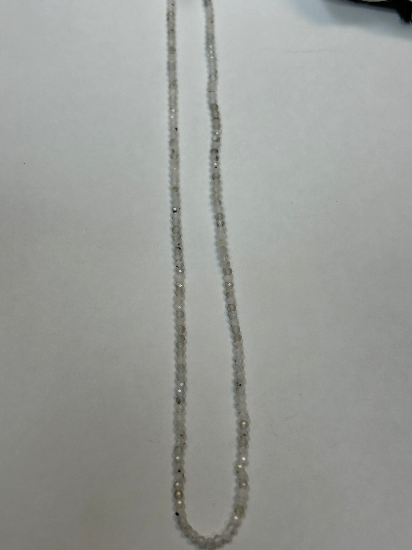RAINBOW MOONSTONE ROUND FACETED 2-3mm