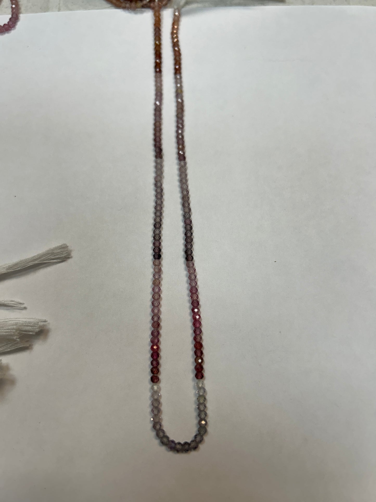 MULTI SPINEL ROUND FACETED 2-3mm