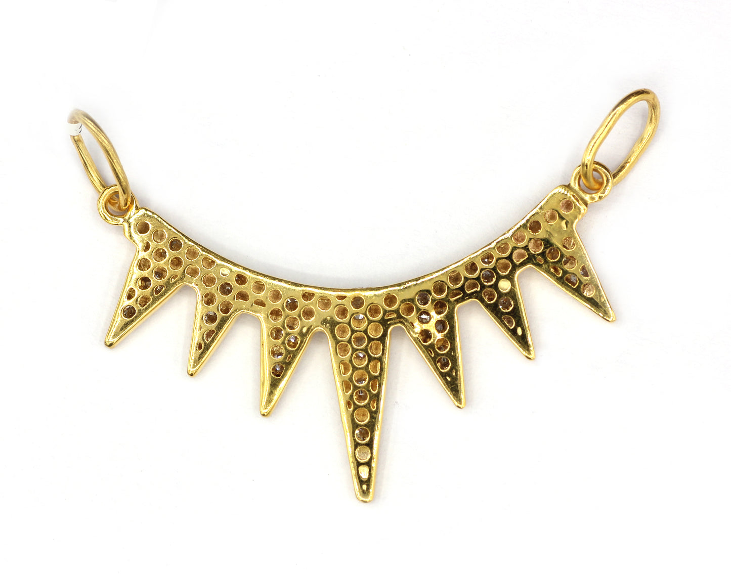 Art 14k Solid Gold Diamond Pendants.