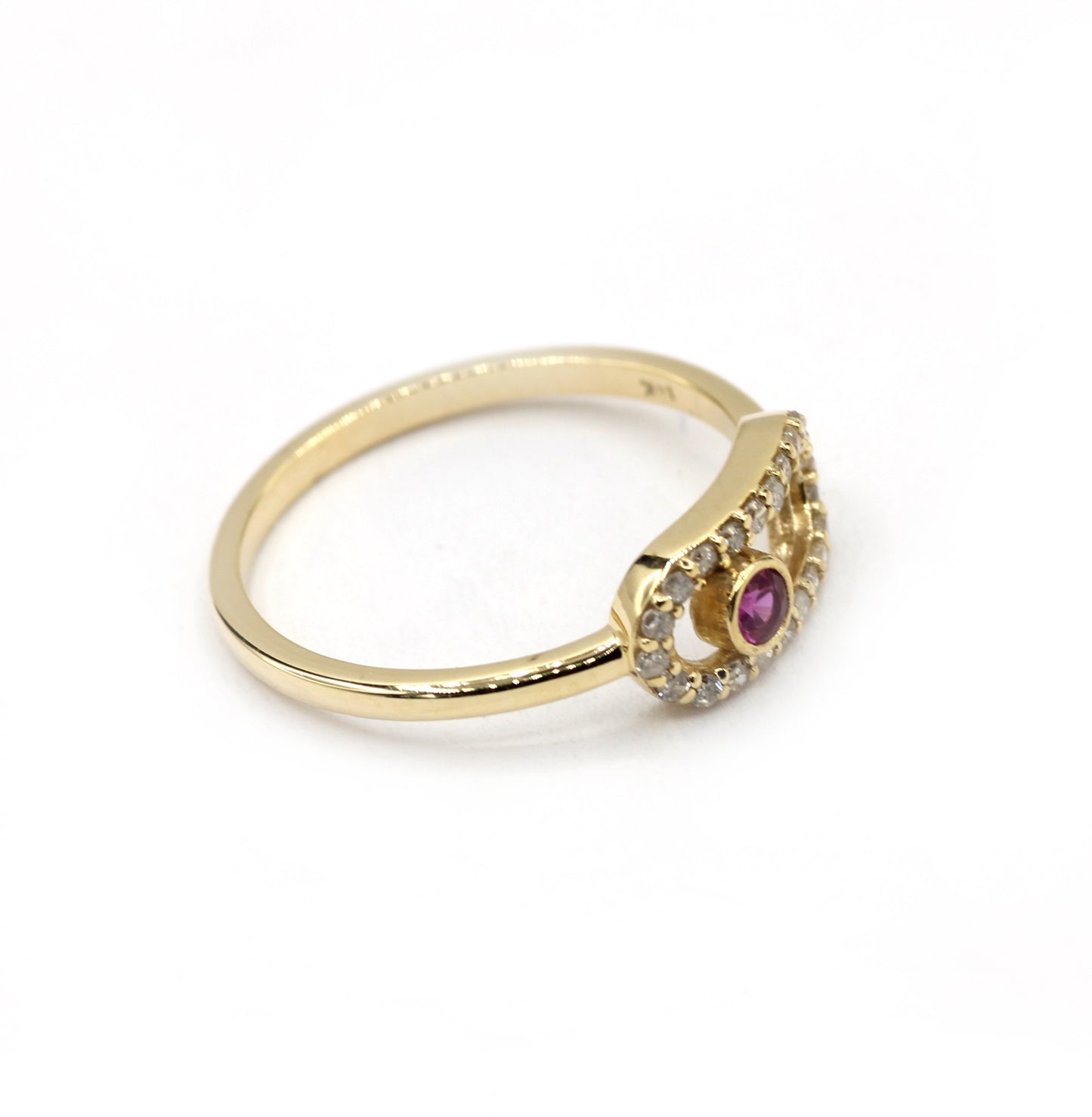 14k Solid Gold Diamond Rings