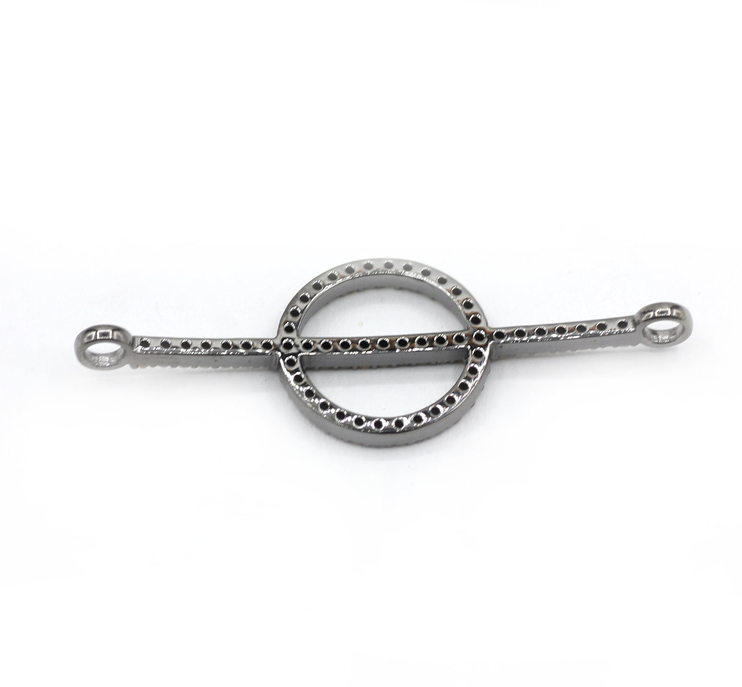 Silver Pave Diamond Pendant