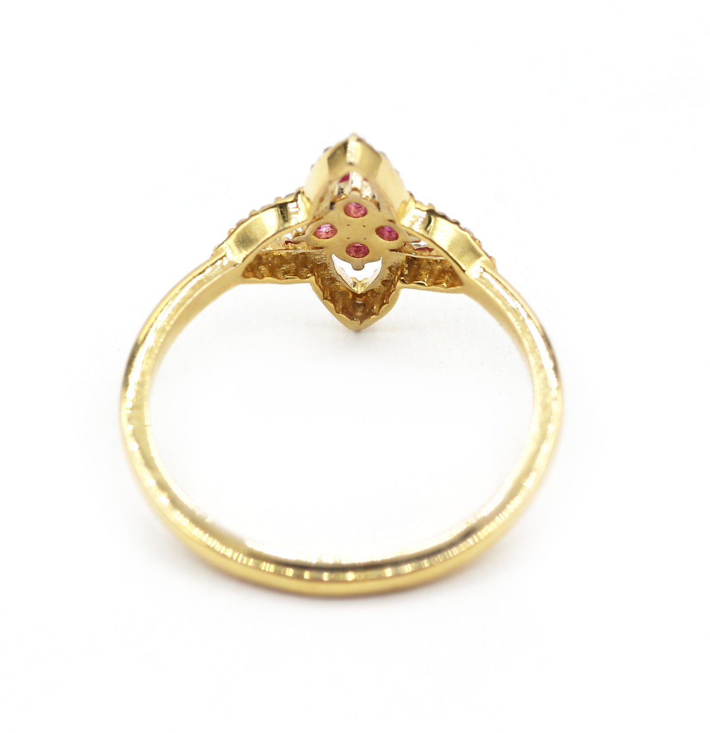 Ruby 14k Solid Gold Diamond Rings.Genuine handmade pave diamond Rings.