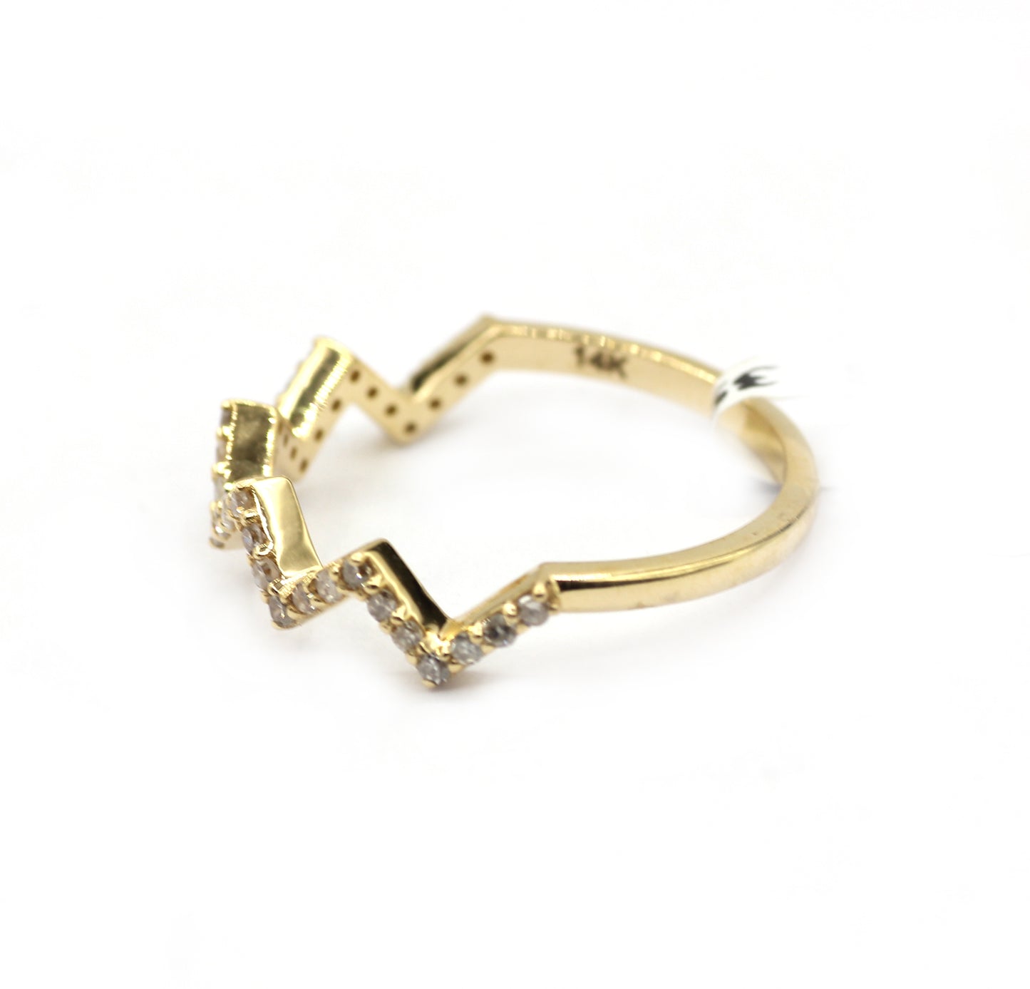 14k Solid Gold Diamond Rings
