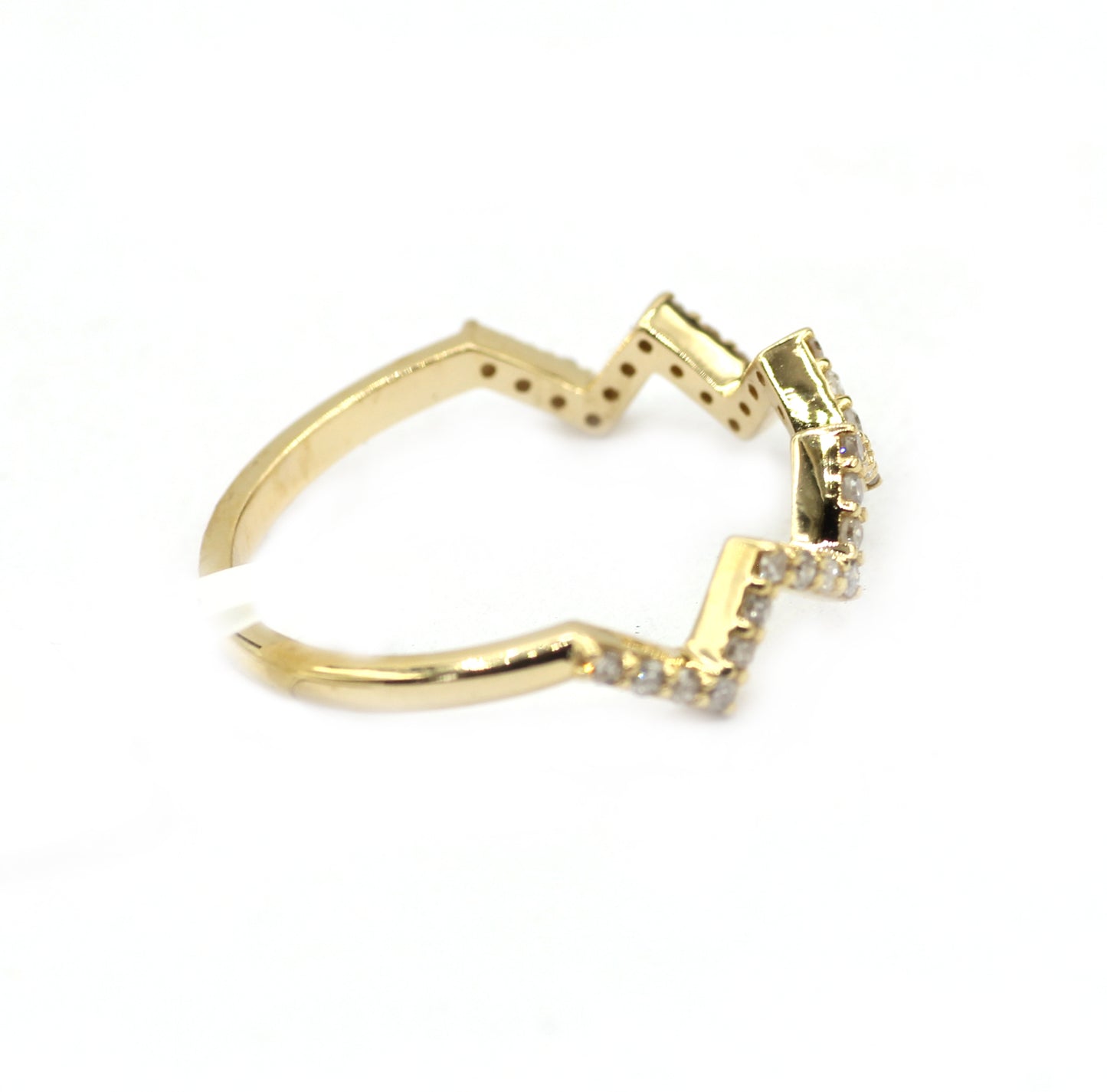 14k Solid Gold Diamond Rings