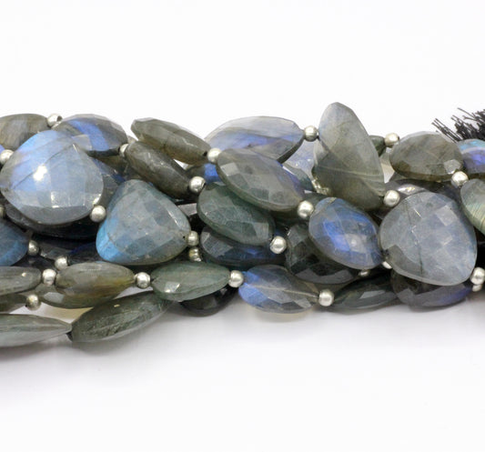 Labradorite faceted nugget Beads