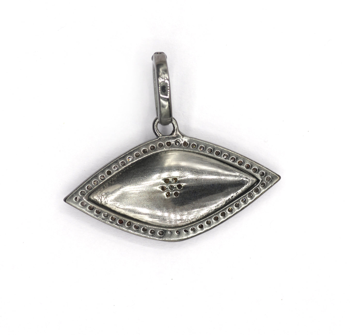 Evil Eye Pave Diamond Pendant