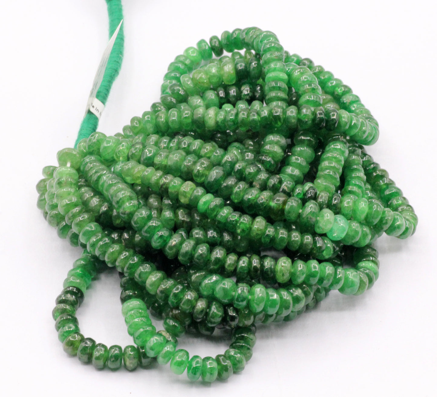 Tsavorite Smooth Bead, Size 5 mm