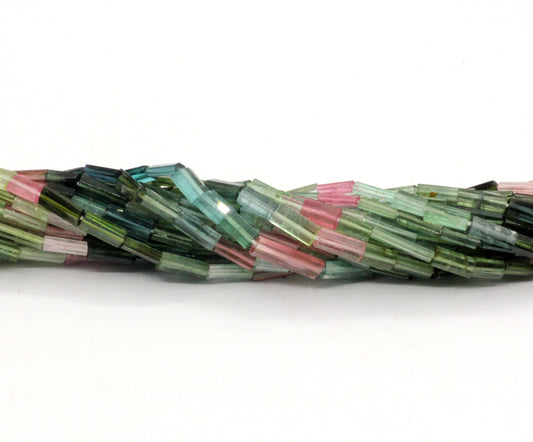 Tourmaline faceted Tube