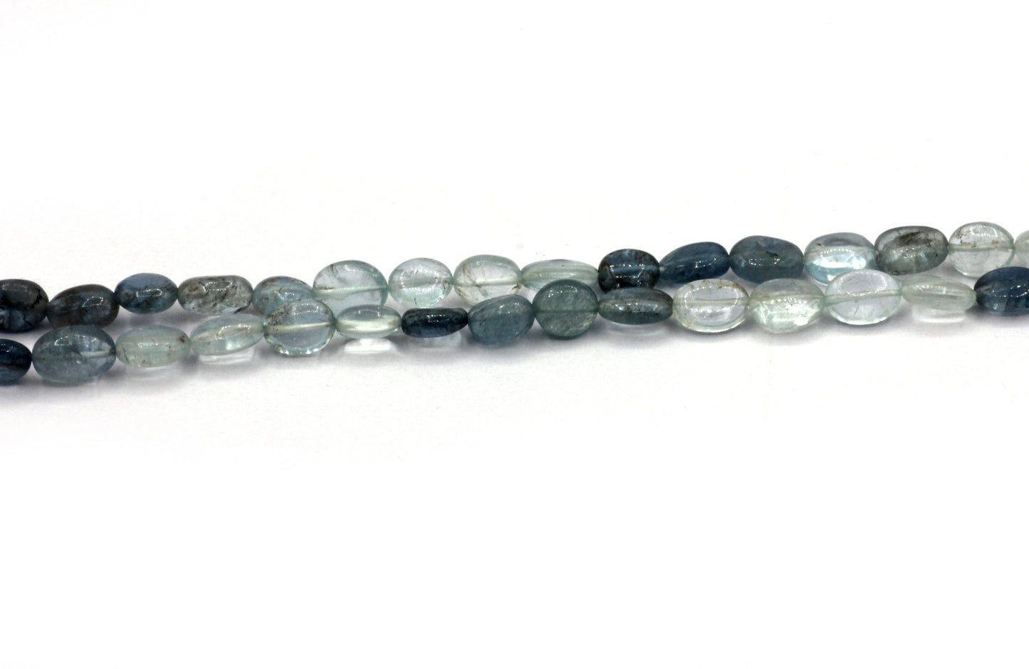 Aquamarine Beads Smooth Oval, Genuine Real Aquamarine Gemstone Beads