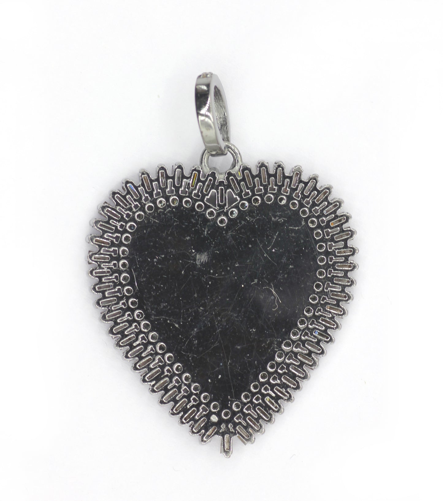 Heart Pave Diamond Pendant