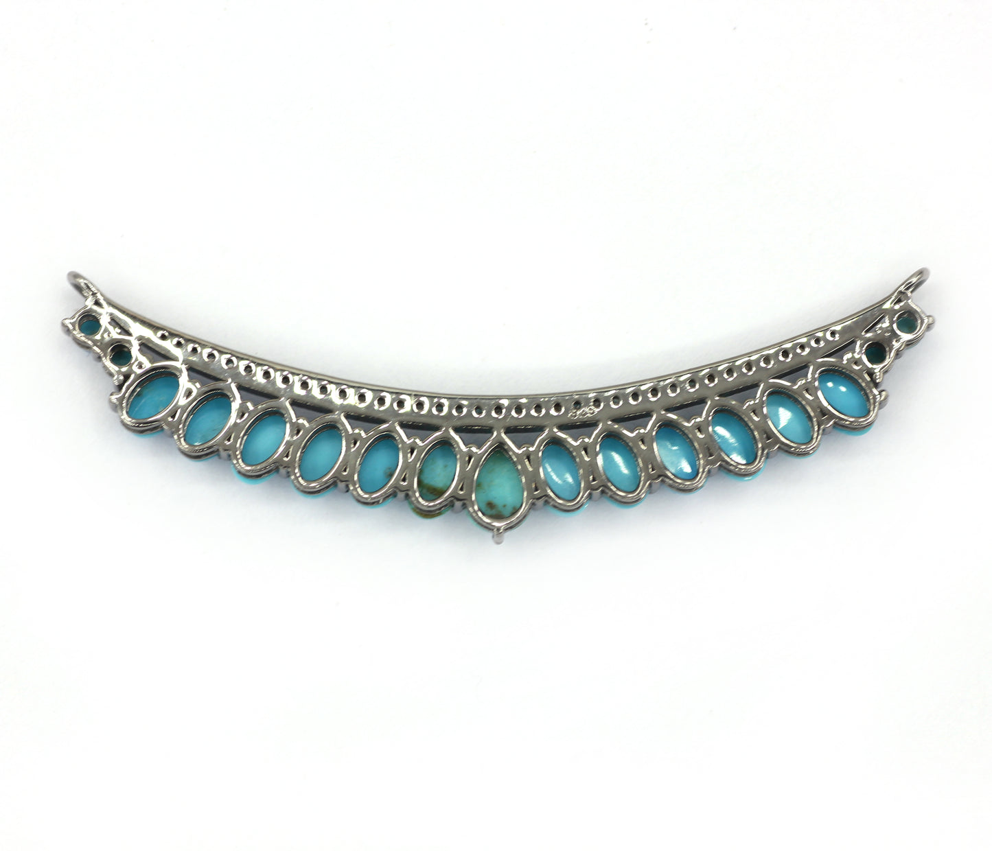 Silver Pave Diamond Pendant