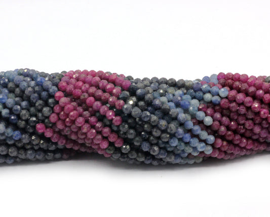 Corundum Faceted Beads.