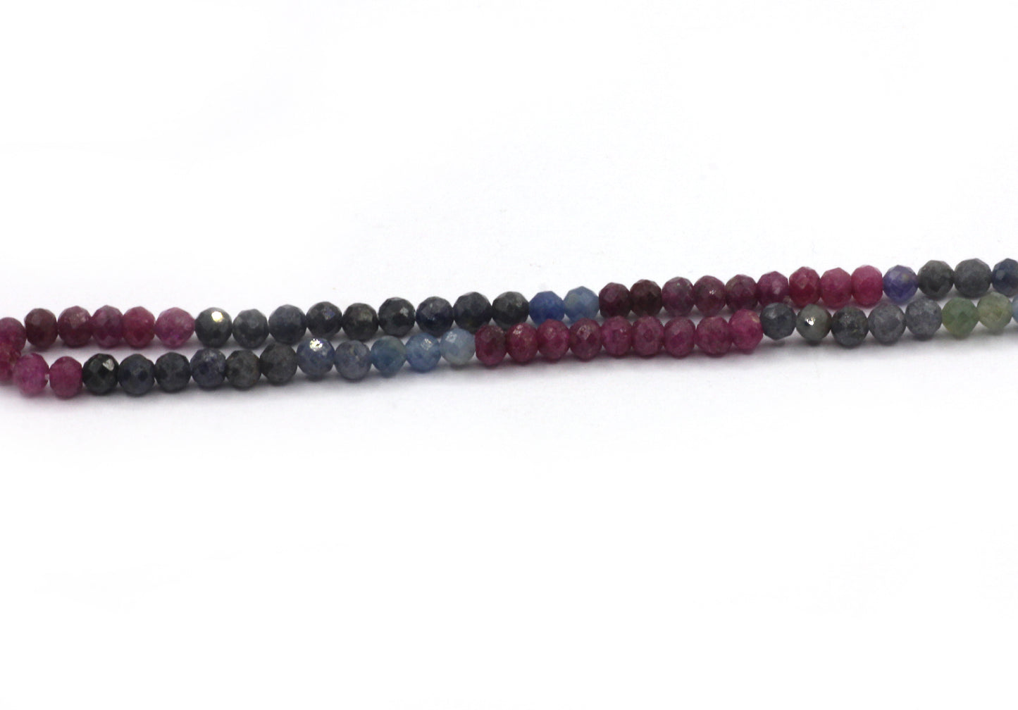 Corundum Faceted Beads.