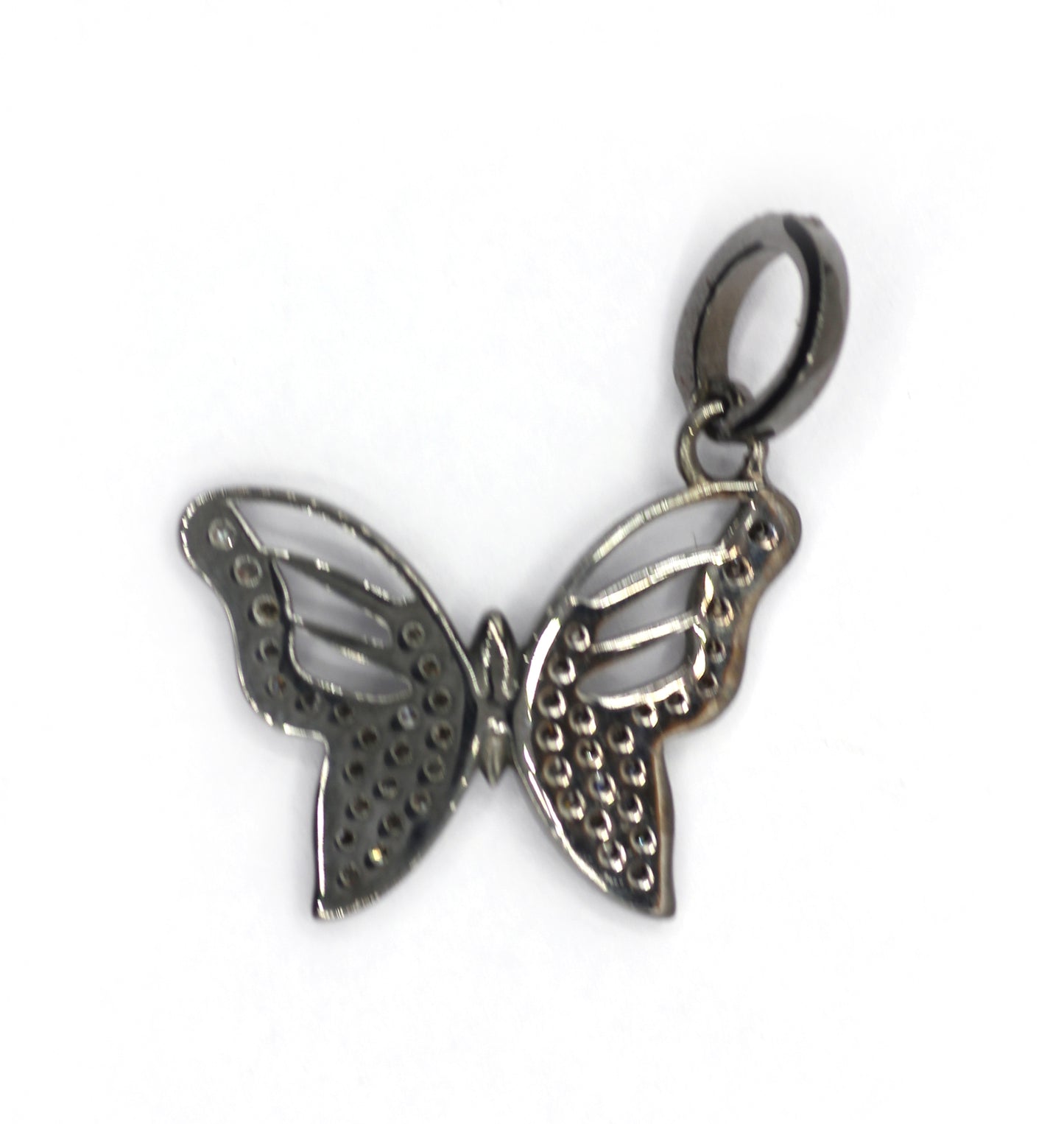 Butterfly Pave Diamond Pendant