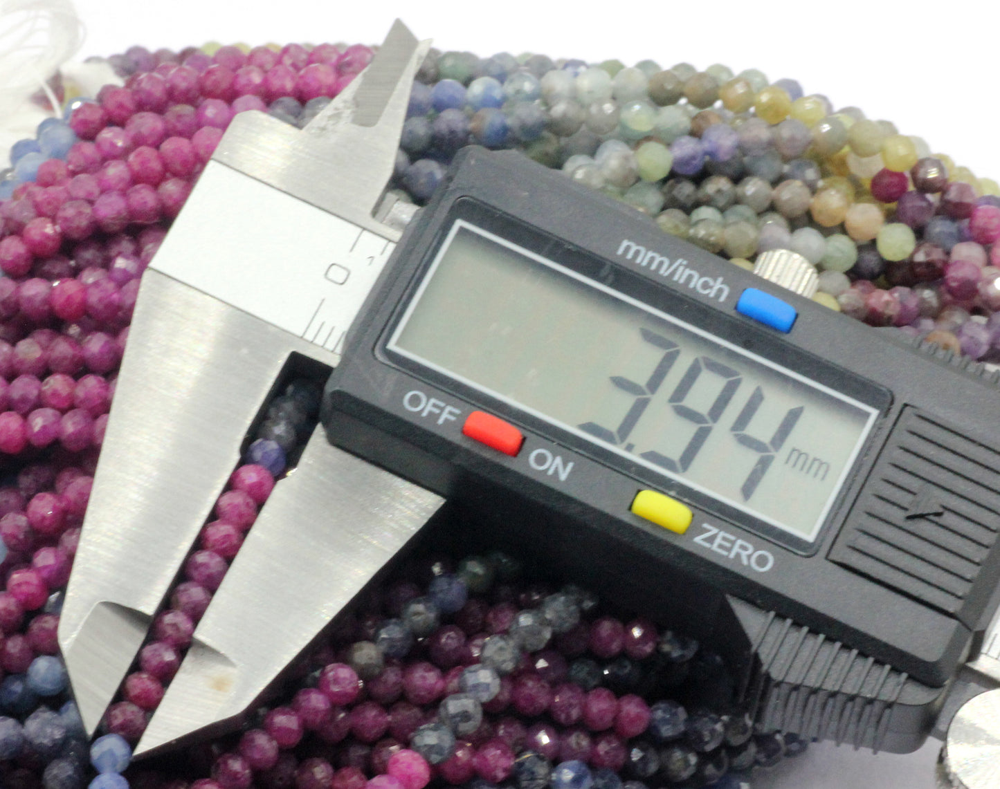 Corundum Faceted Beads.
