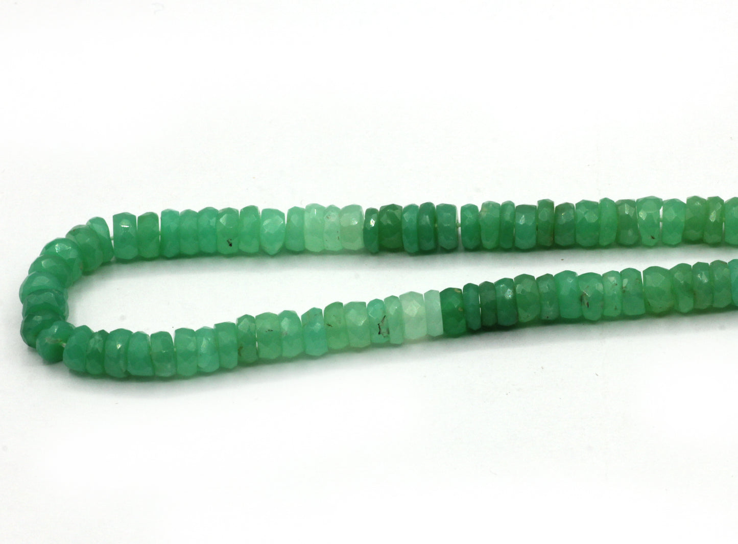 Chrysoprase Faceted Heshi, Faceted Donut, Faceted Tyre