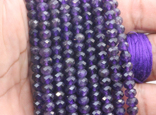 Amethyst Faceted Beads.