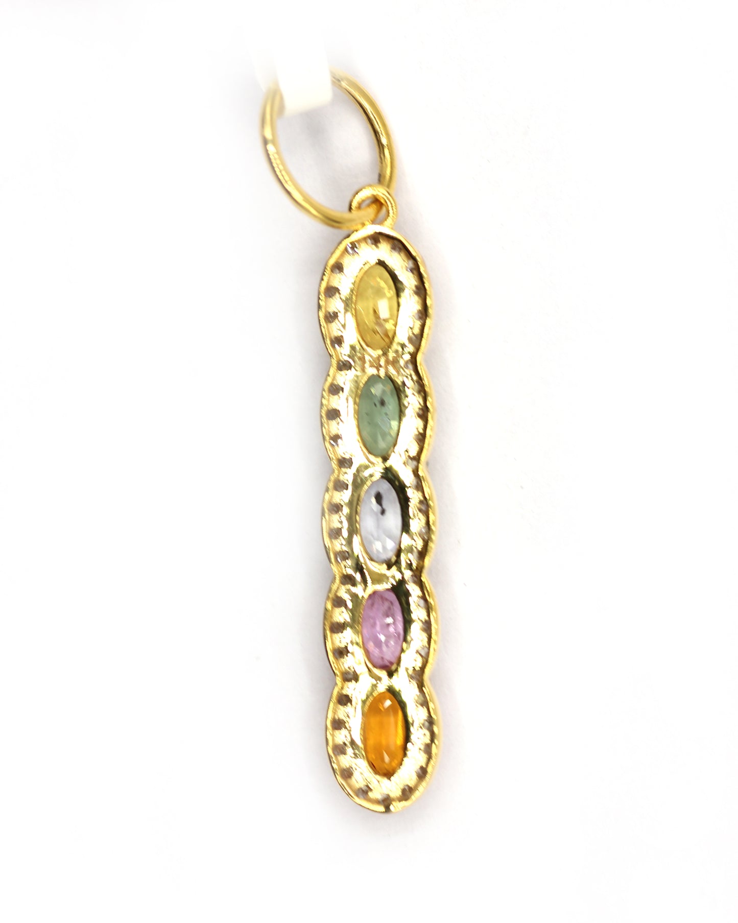 14k Solid Gold Diamond Pendants.