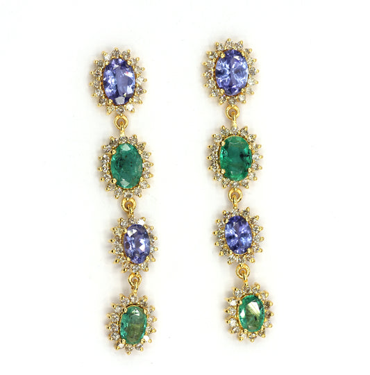 14k Solid Gold Diamond Earring.14k Solid Gold Diamond Earring..