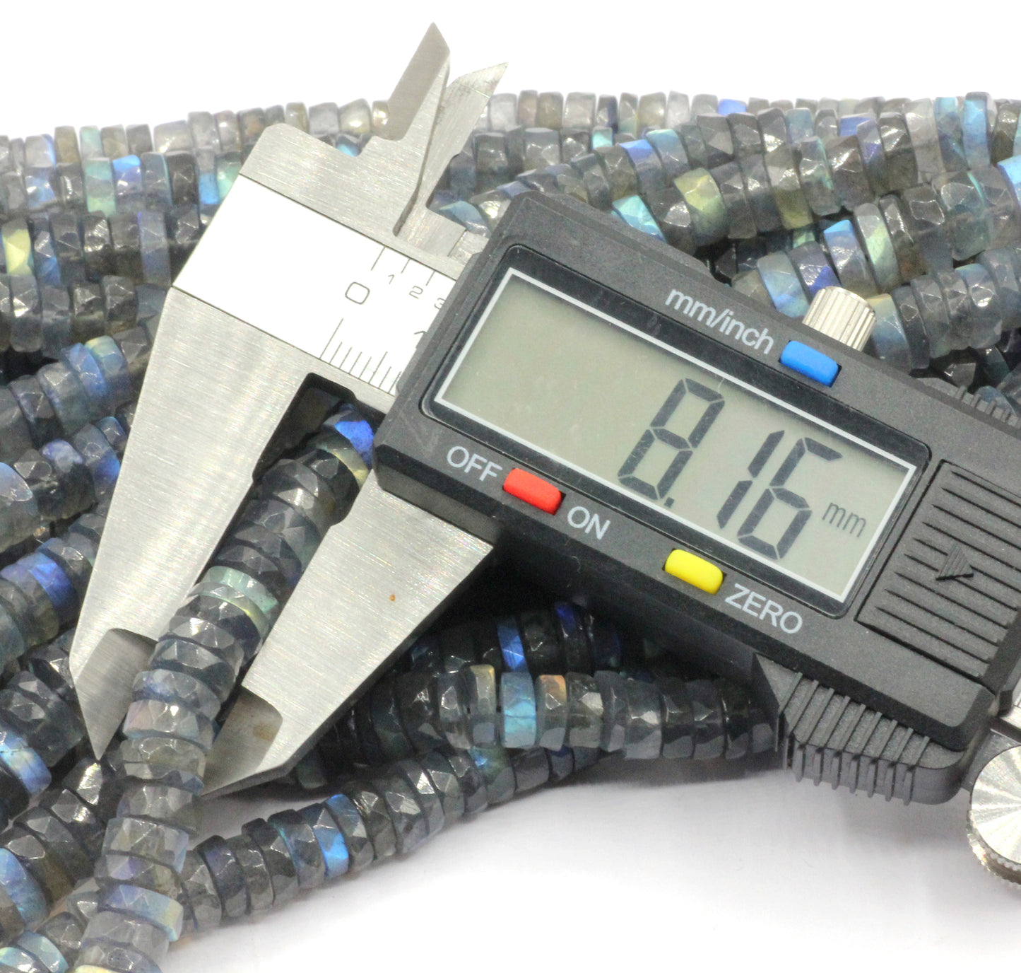 Labradorite Faceted Heshi, Faceted Donut, Faceted Tyre